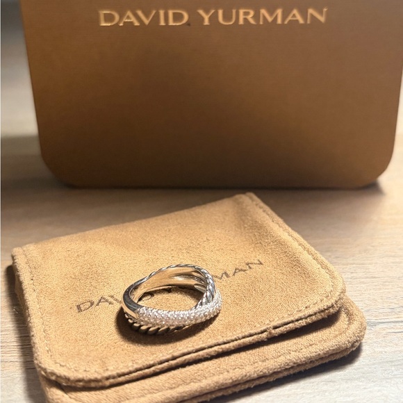 David Yurman Silver and Black Women's Ring - Picture 5 of 7